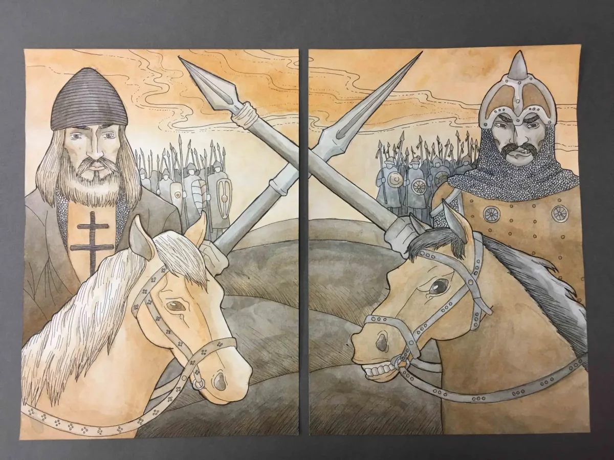 Куликовская битва иллюстрации