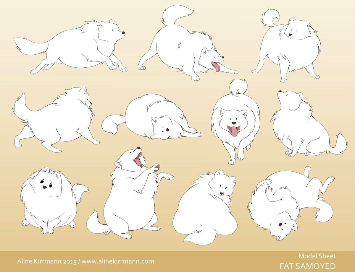 Самоед мультяшный