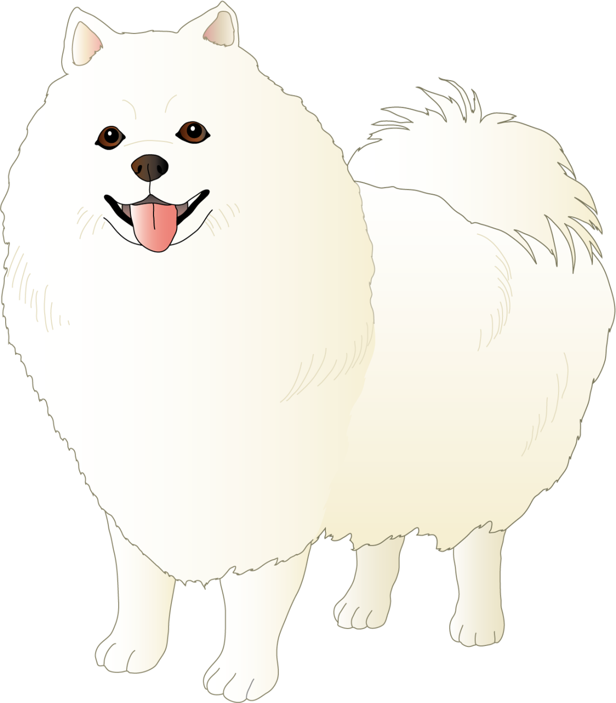 Самоед мультяшный