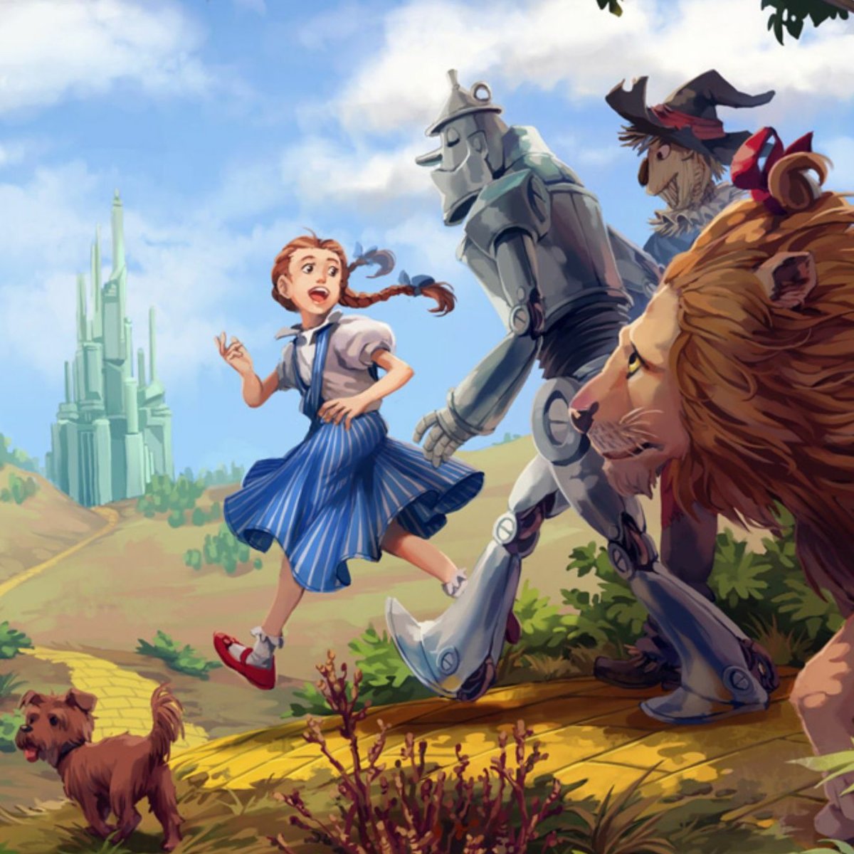 Волшебник из страны оз иллюстрации