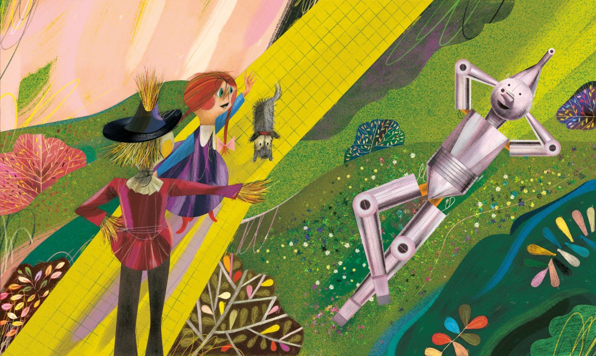 Волшебник из страны оз иллюстрации