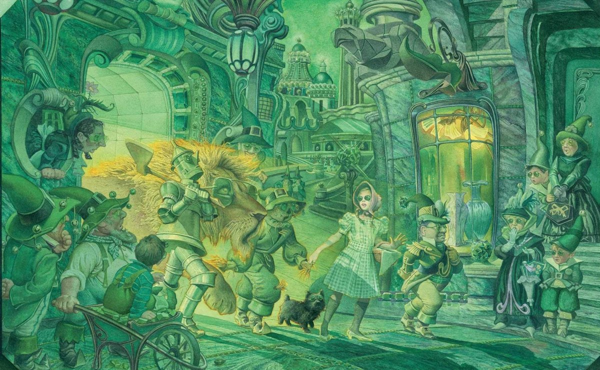 Волшебник страны оз иллюстрации Чарльза Санторе