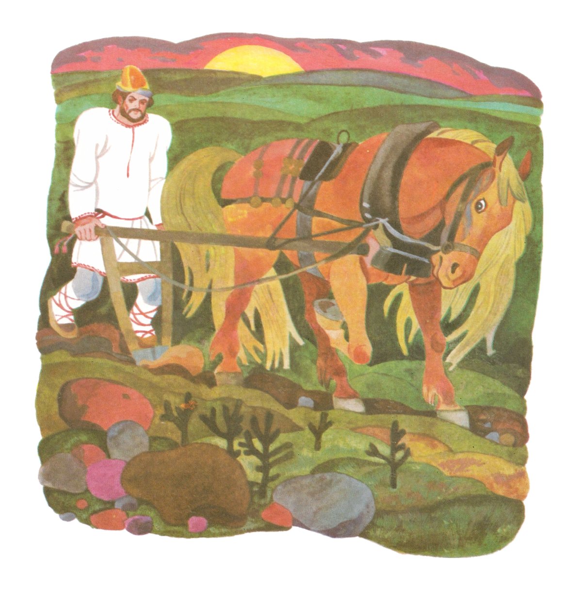 Никита Кожемяка раскраска