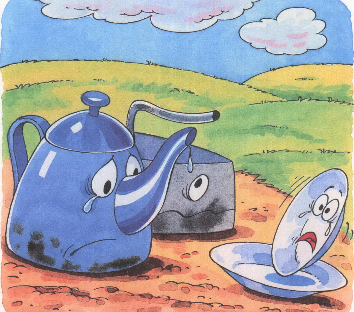 Корней Чуковский путаница раскраска