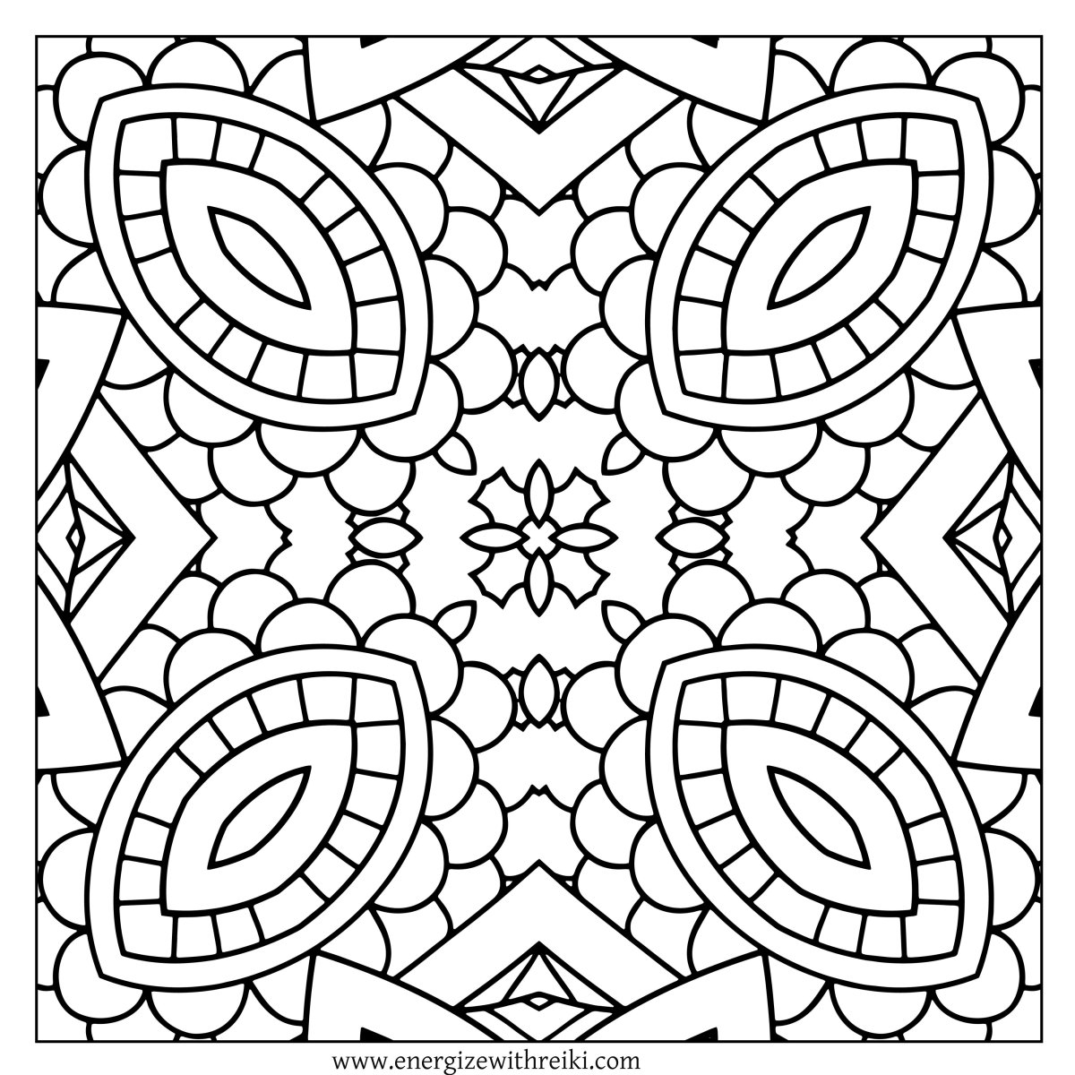 Мандала для снятия стресса