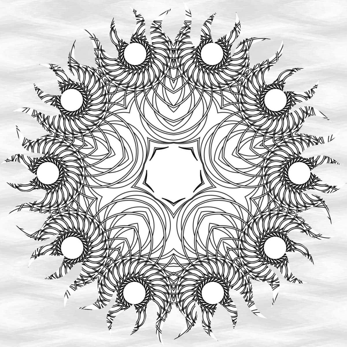 Калейдоскоп раскраска