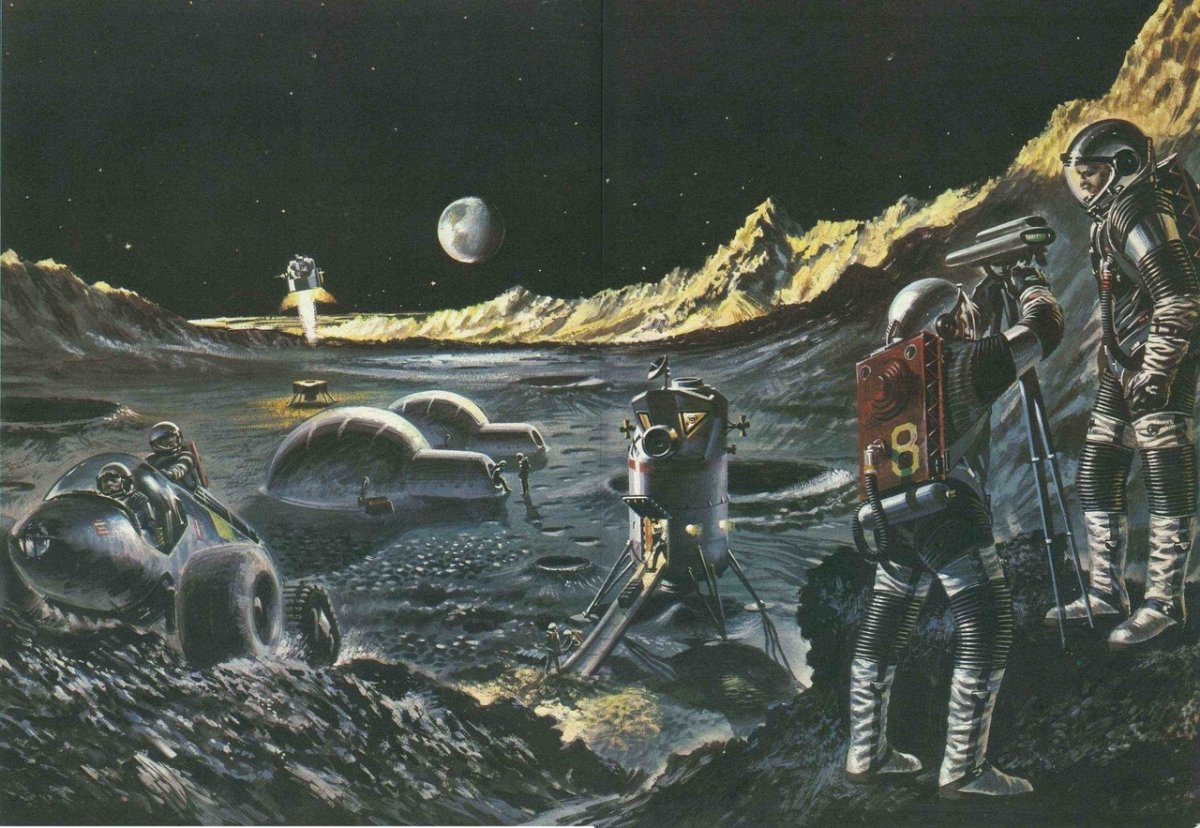 Ретрофутуризм космонавты СССР