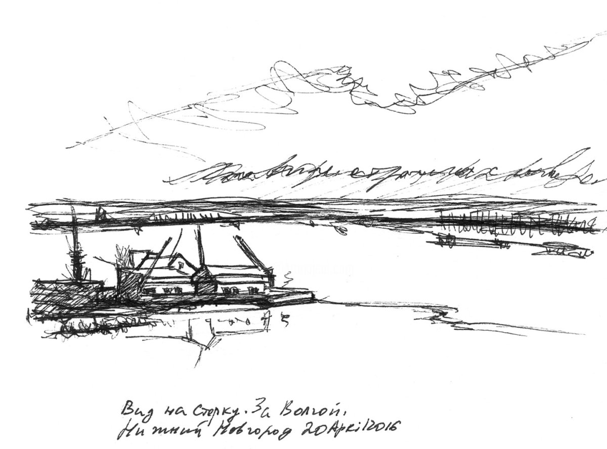 Раскраска пейзаж