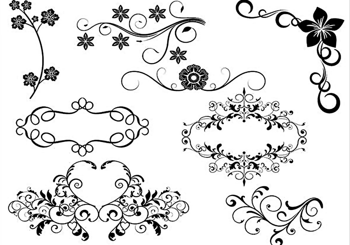 Декоративные узоры для фотошопа