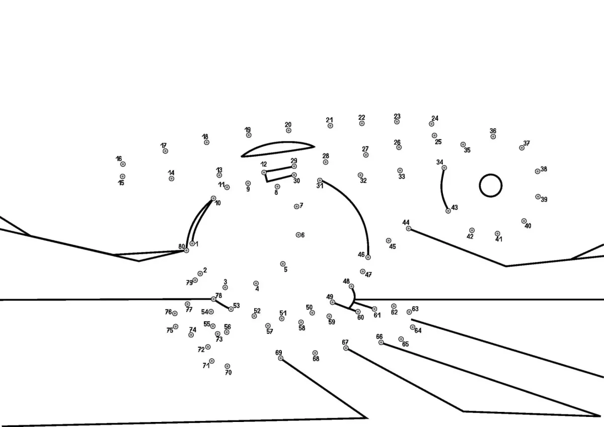 Рисование по точкам машинки