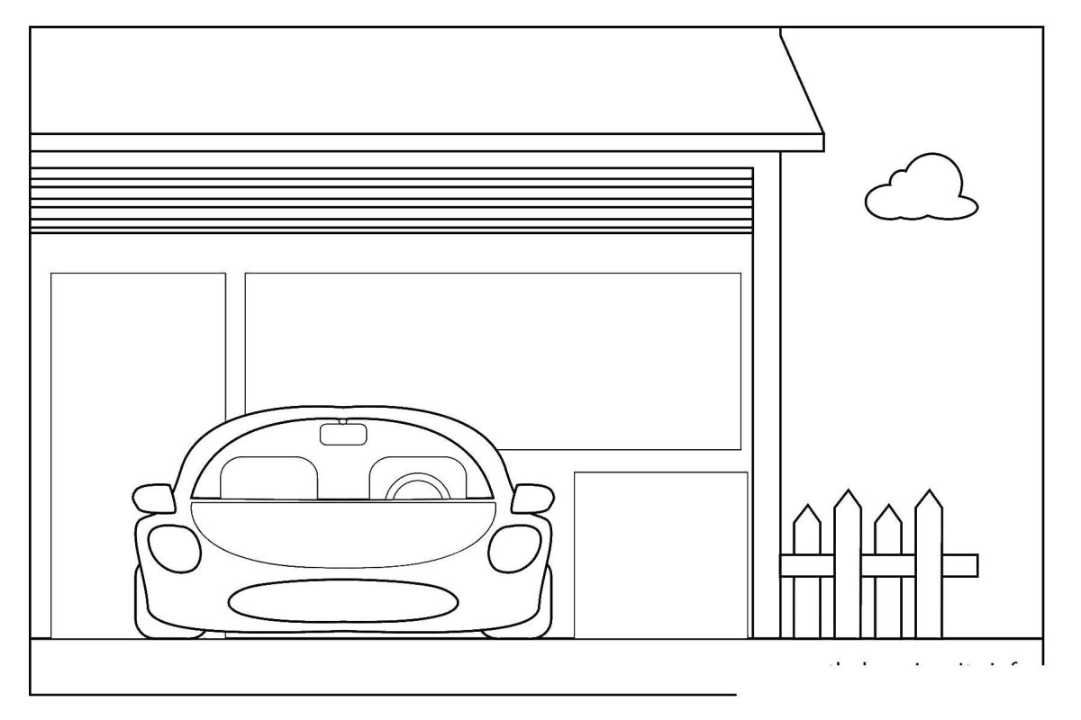 Стоянка машин мульт