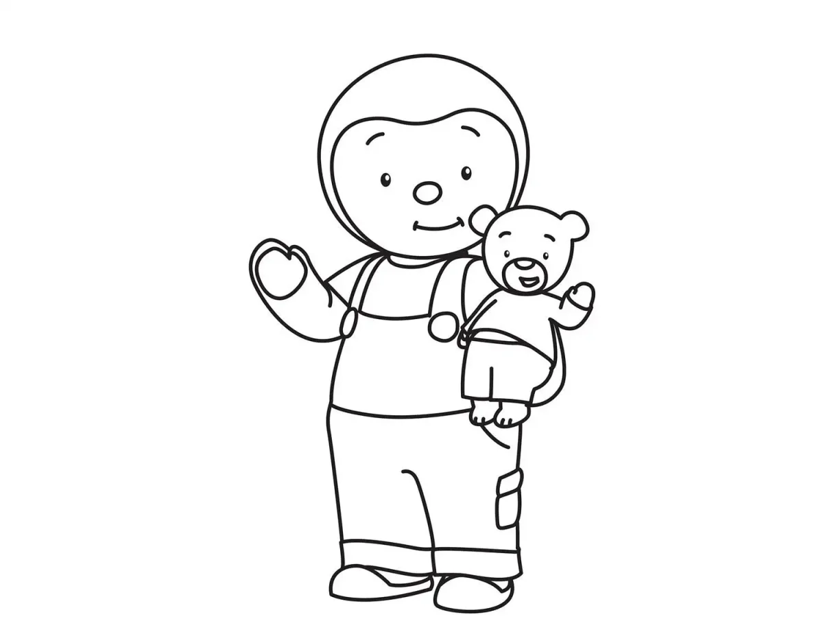 Раскраска Дуду