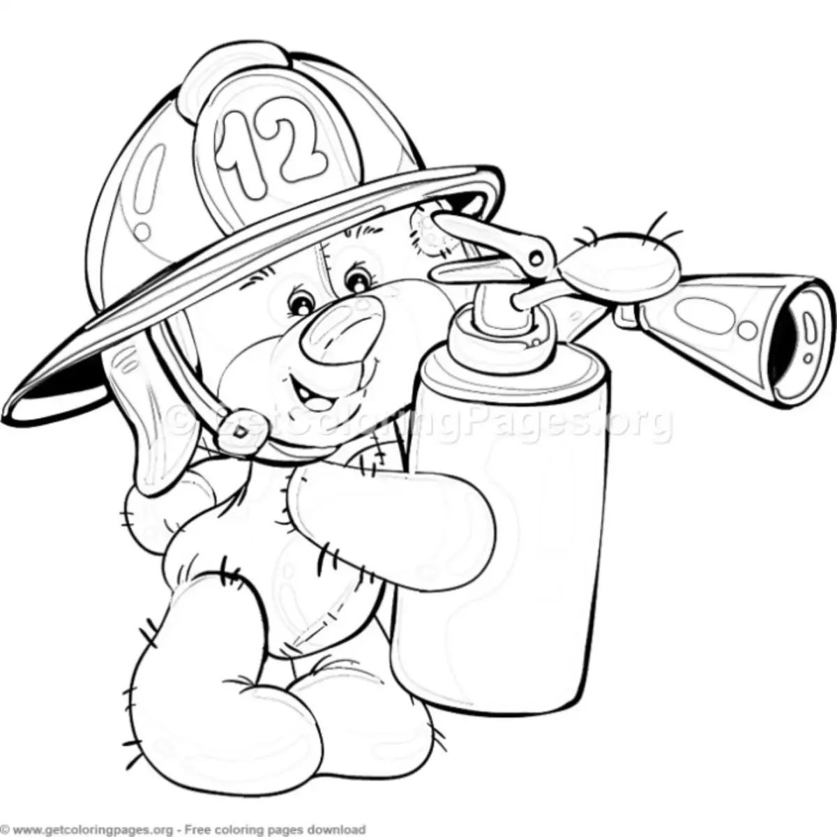 Раскраска пожарная безопасность