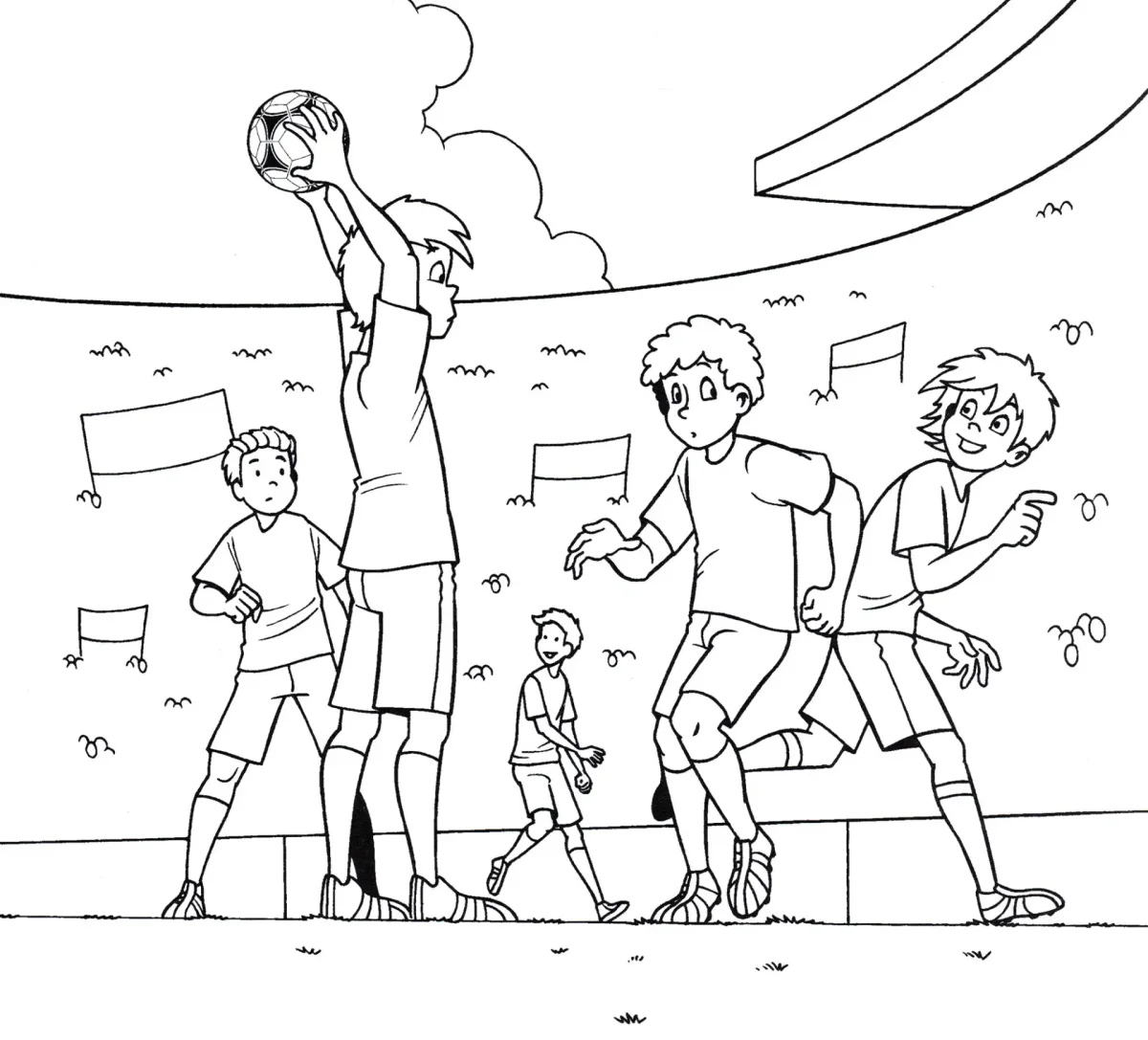 Рисунки на футбольную тематику