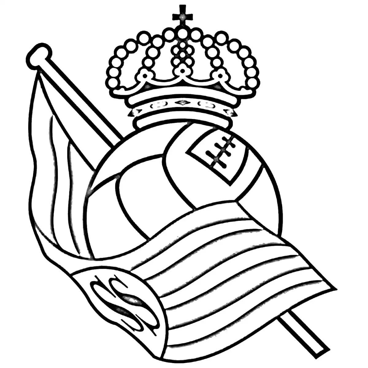 Эмблема Валенсиа раскраска