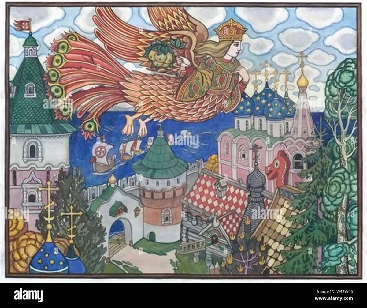 Билибин акварели