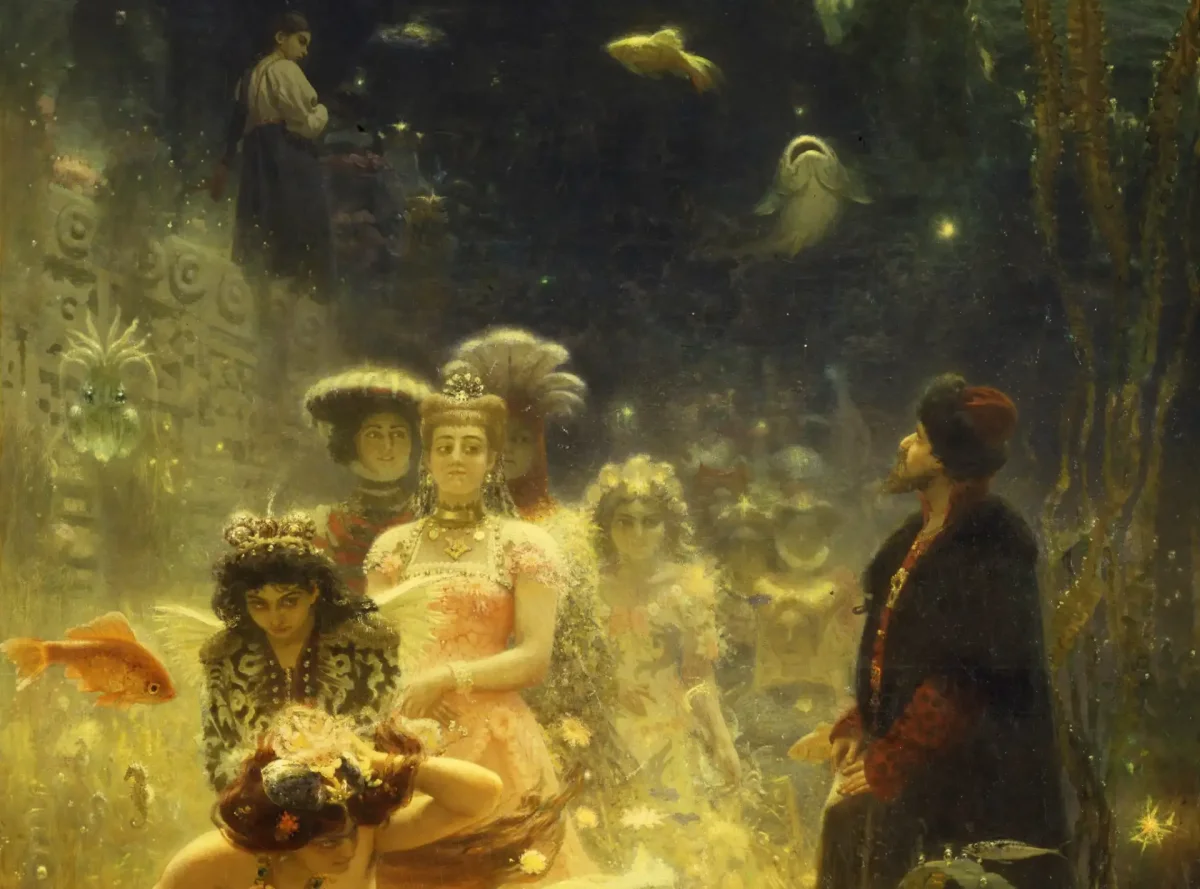 Иван Билибин. Эскиз декорации к опере «Руслан и Людмила». 1901