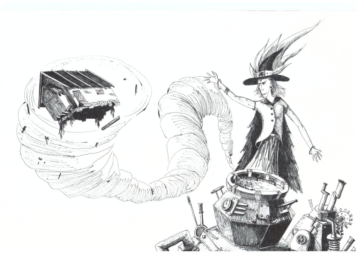 Гингема и Бастинда раскраска