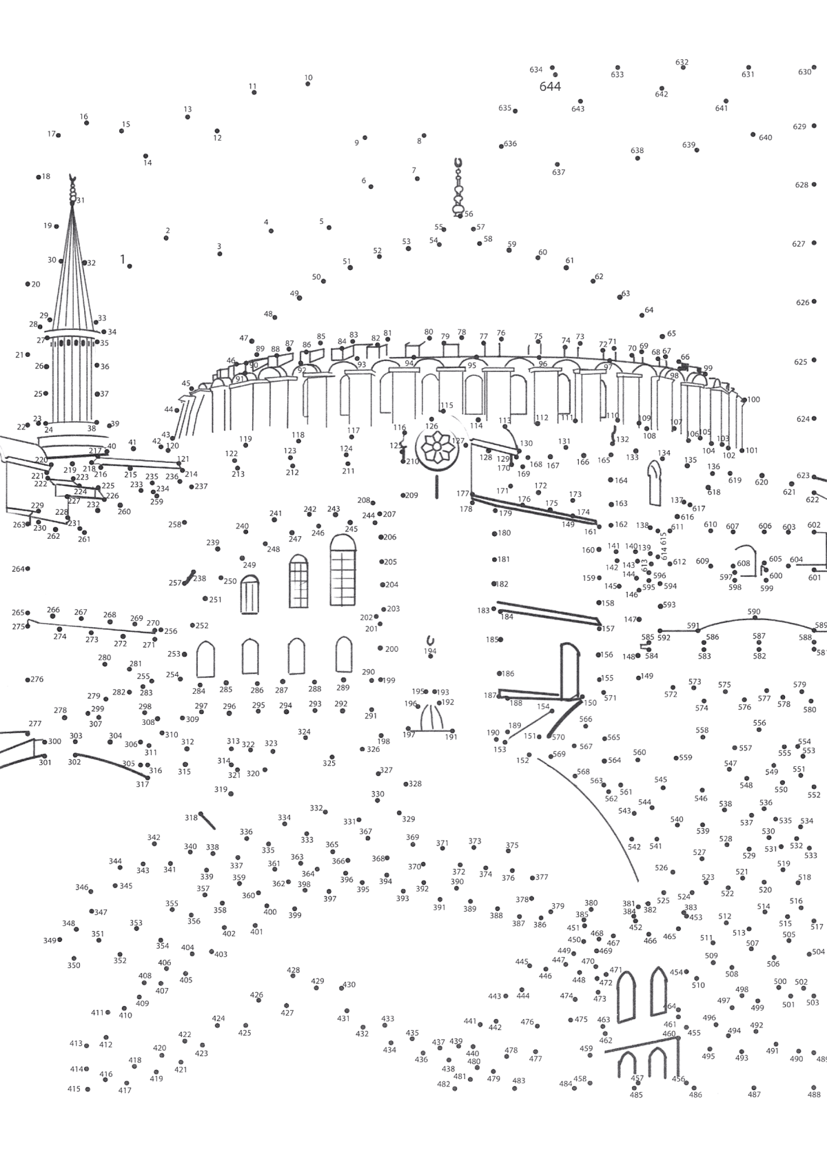 Раскраска по цифрам