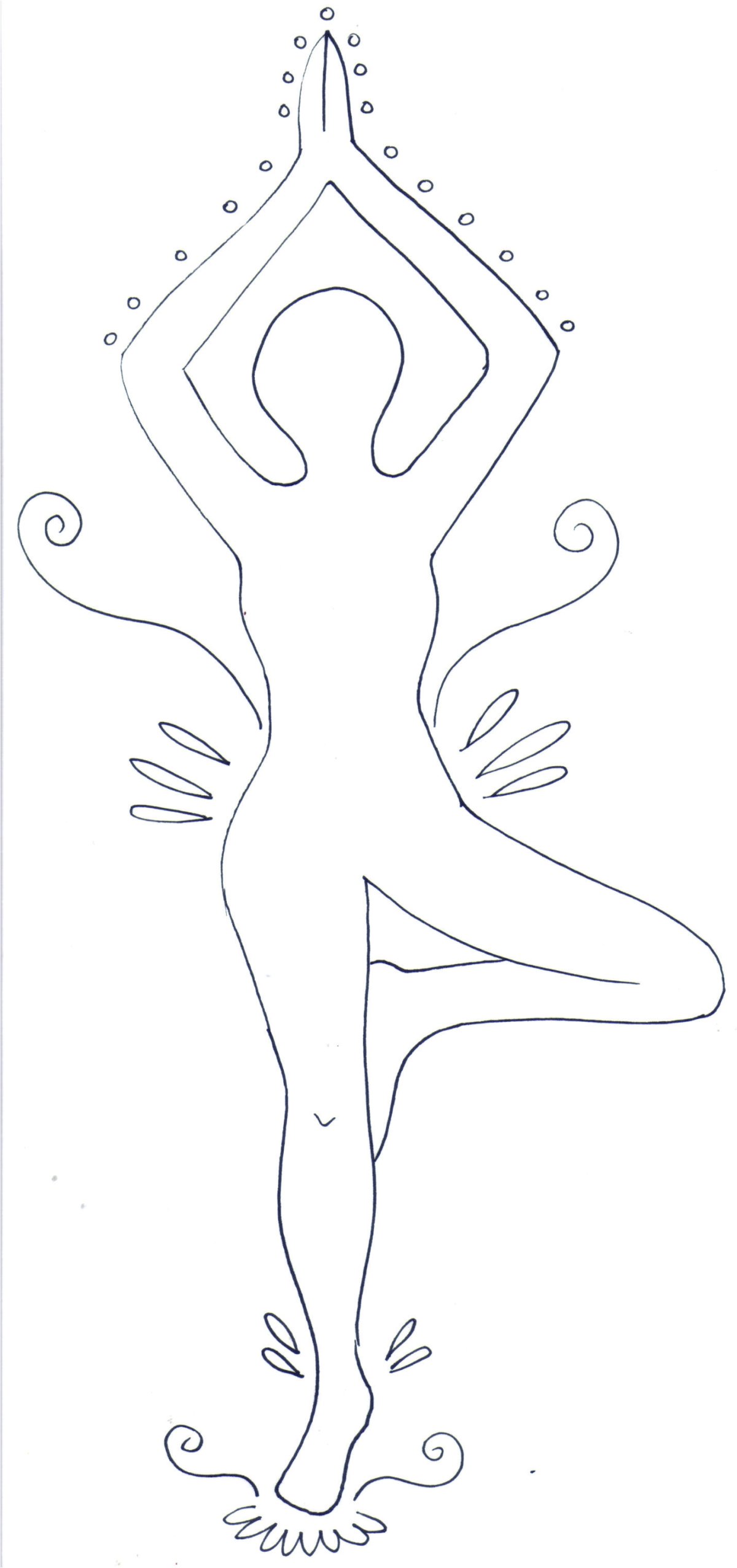 Раскраска гимнастка