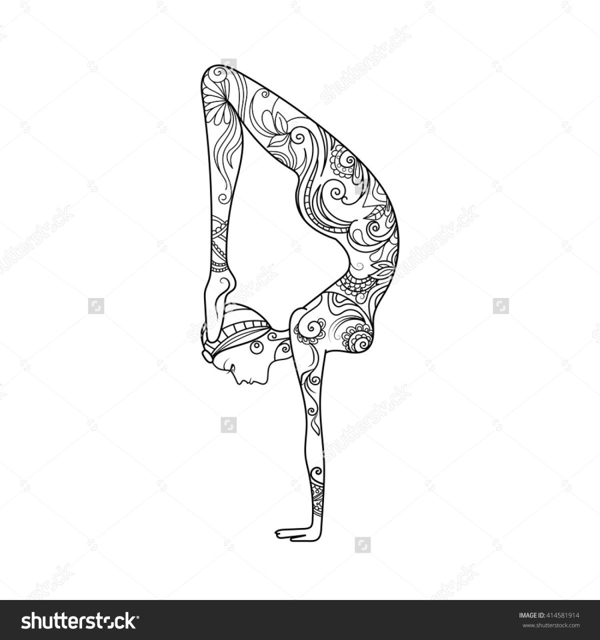 Раскрашивание йога