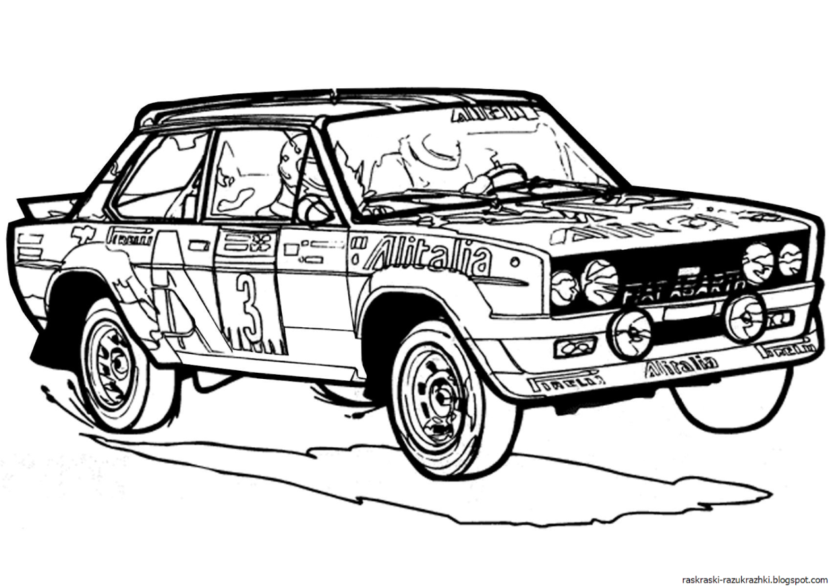 Раскраски машины Жигули