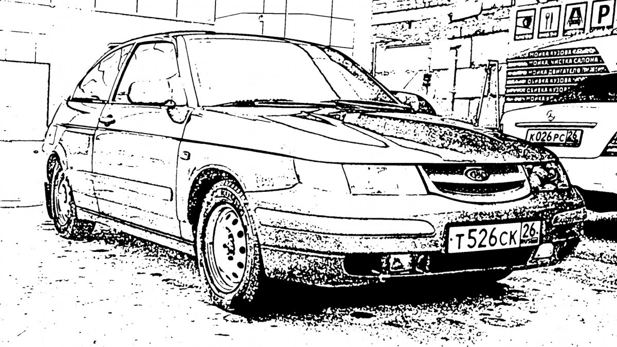 Раскраски Лада 2115