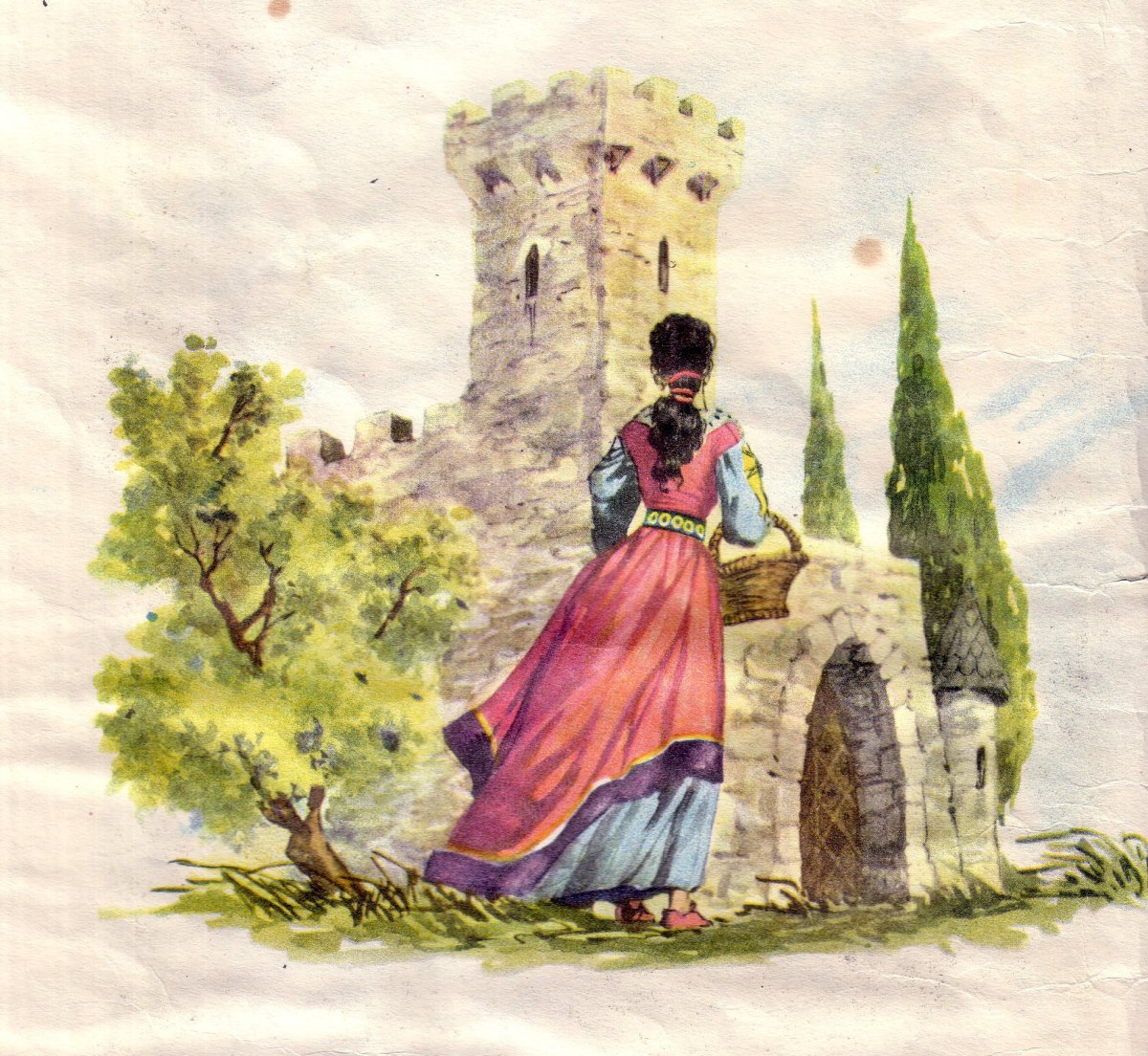 Снегурочка Гримм иллюстрации