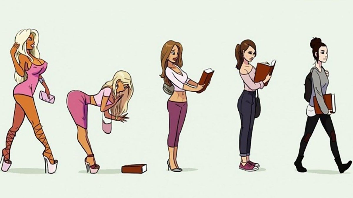 Bimbofication трансформация Comics