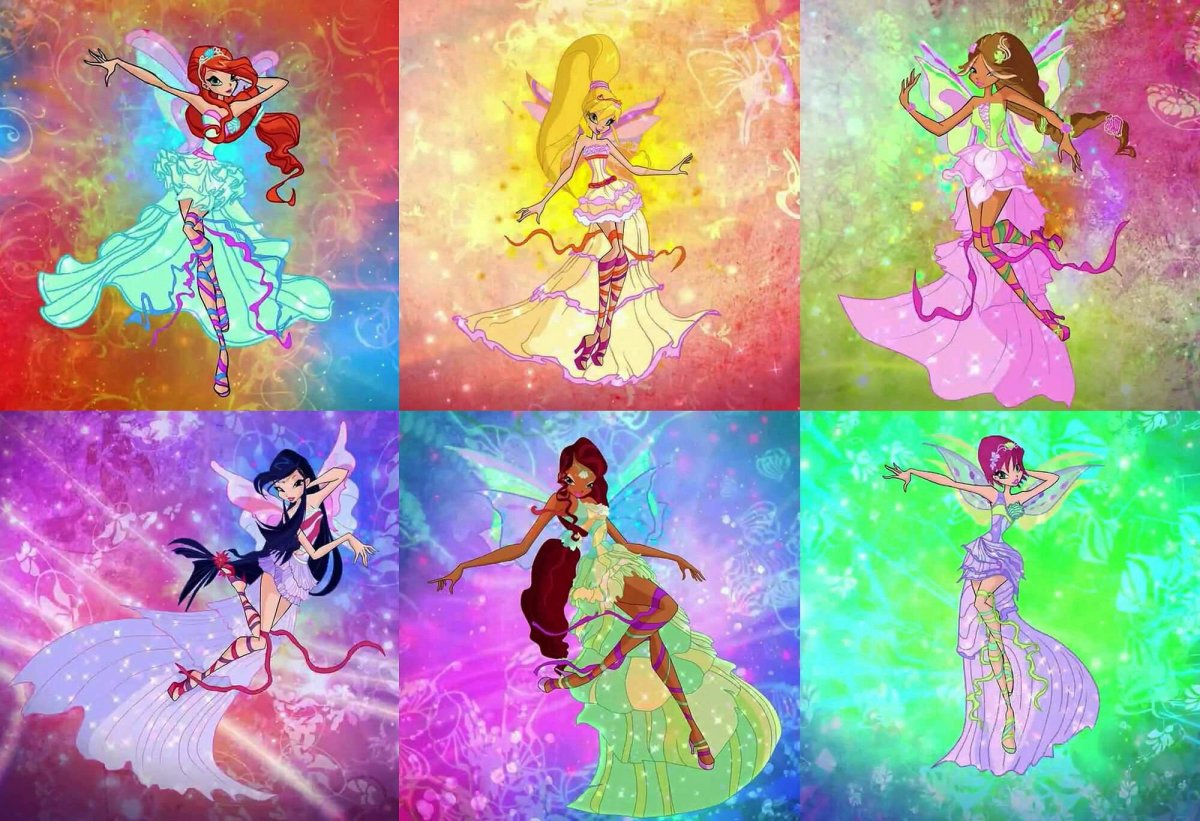 Винкс превращение Гармоникс Лейла