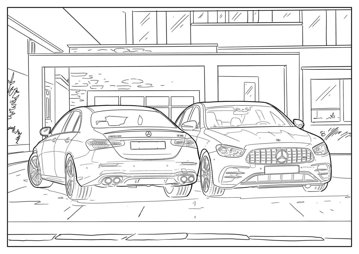 Раскраска Фольксваген Жук Херби