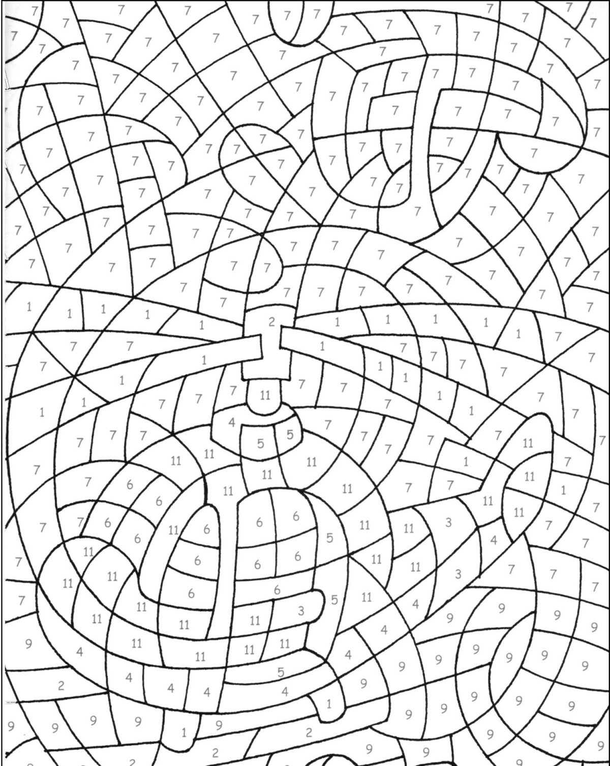 Раскрашивание с примерами