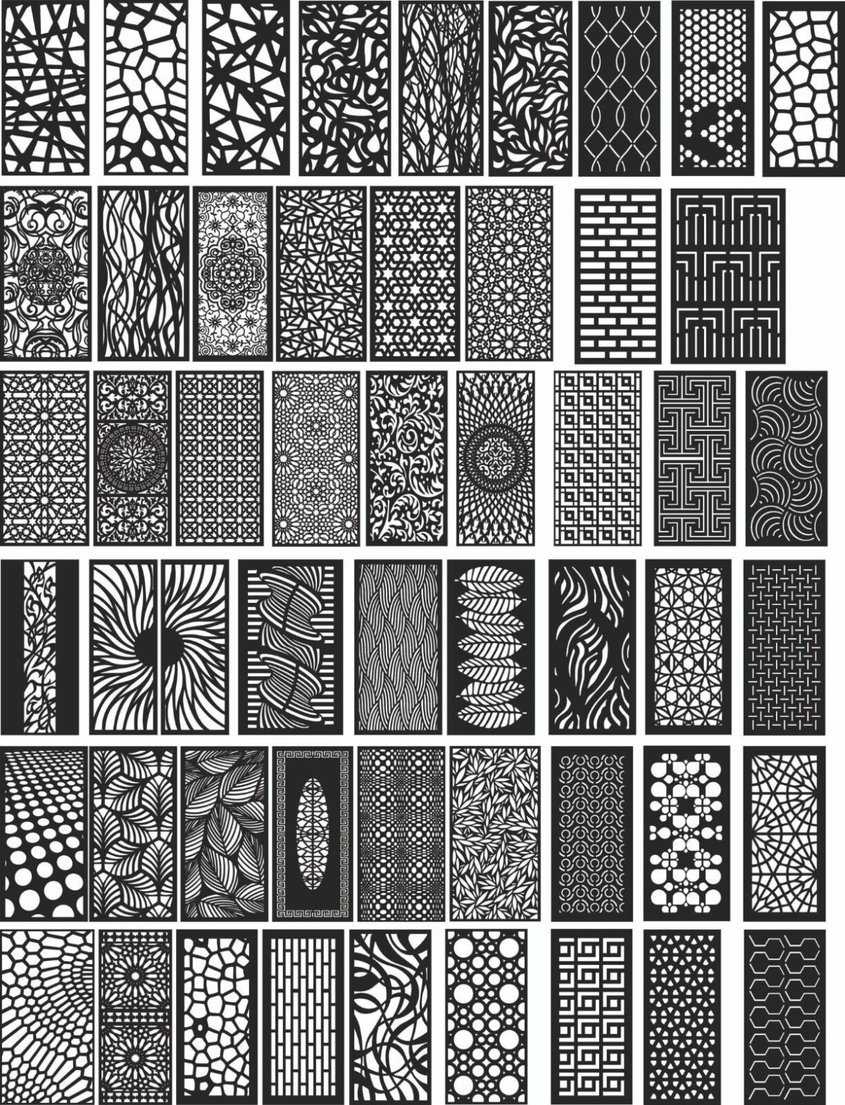 Органический орнамент чб