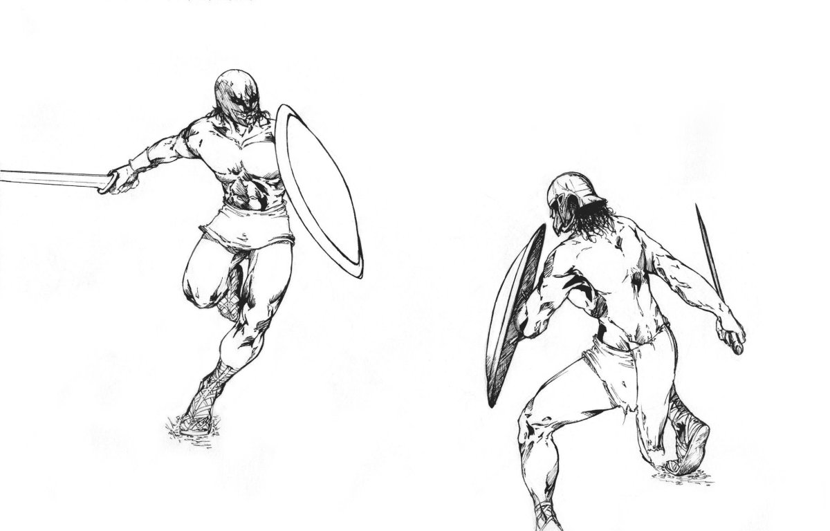 Спартак Гладиатор древние изображения