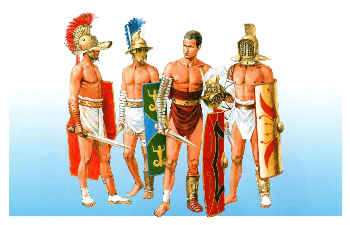 Гладиатор Спартак эскиз