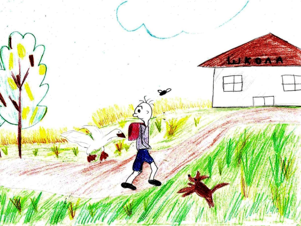 Иллюстрация к рассказу дедушка