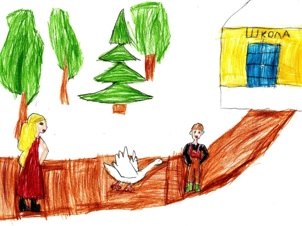 Рисунок к рассказу еще мама 3 класс