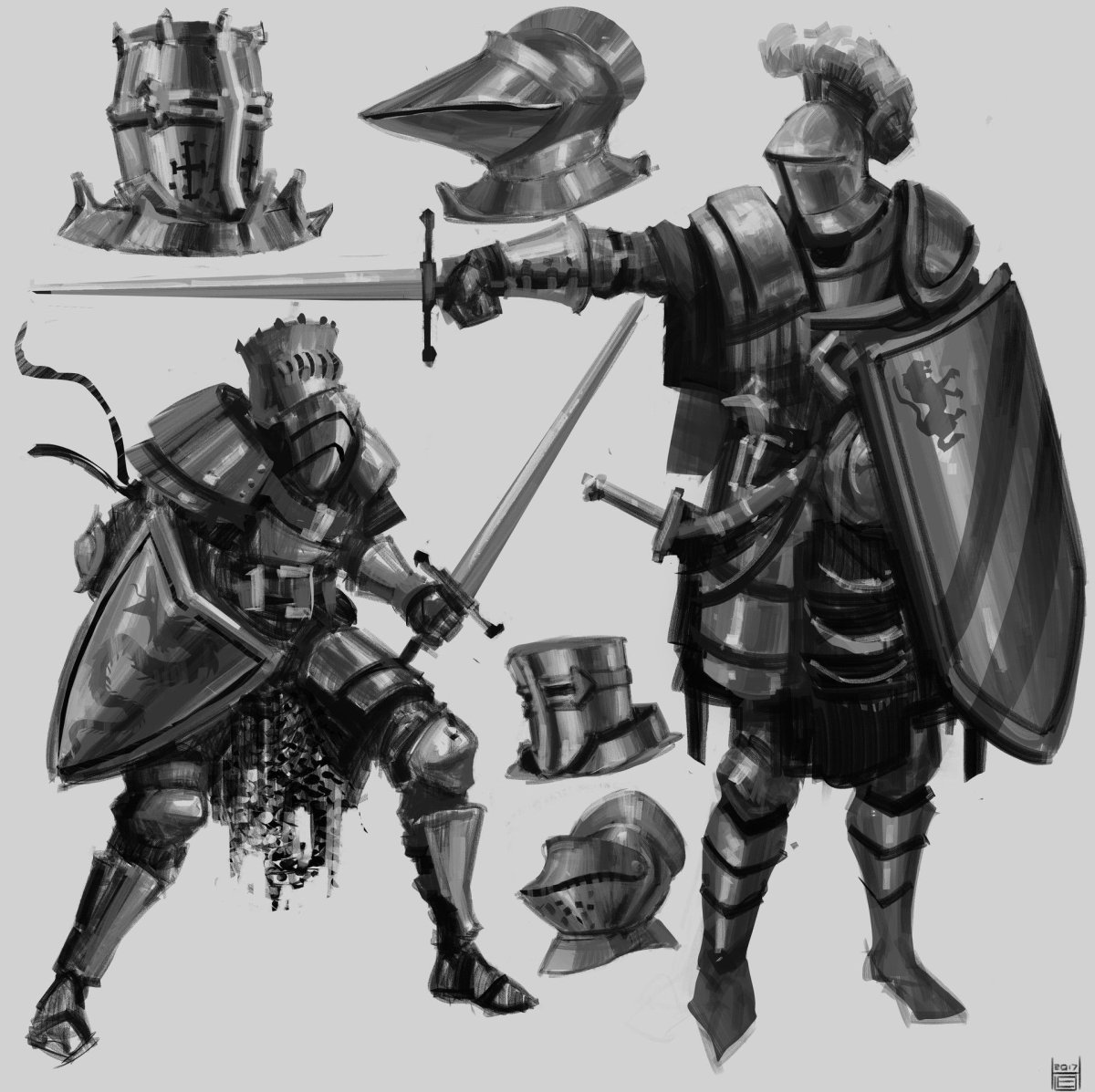 Рыцарь Паладин скетч