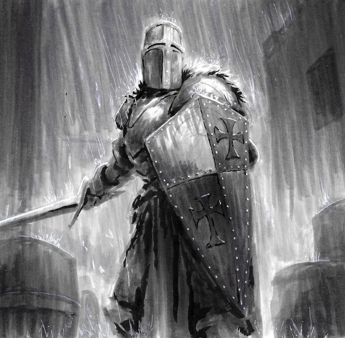 Рыцари Храмовники фэнтези