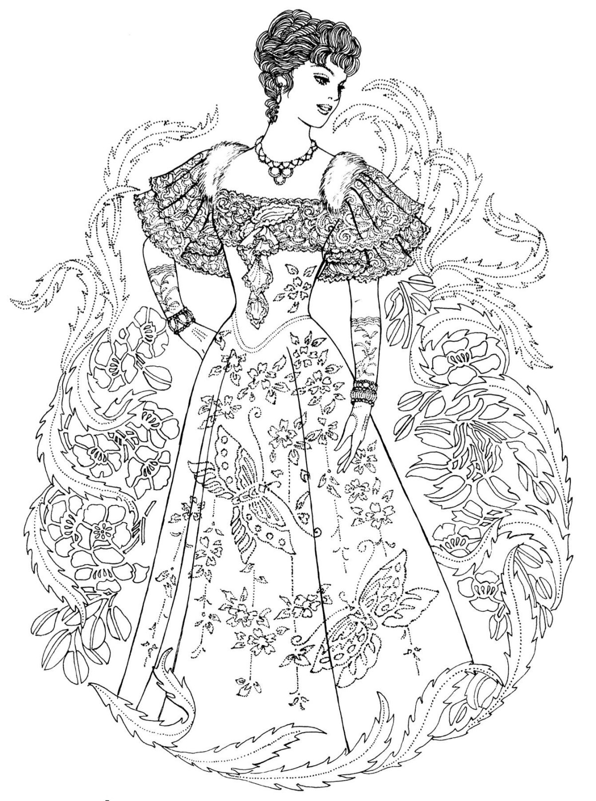 Картинки раскраски для девочек