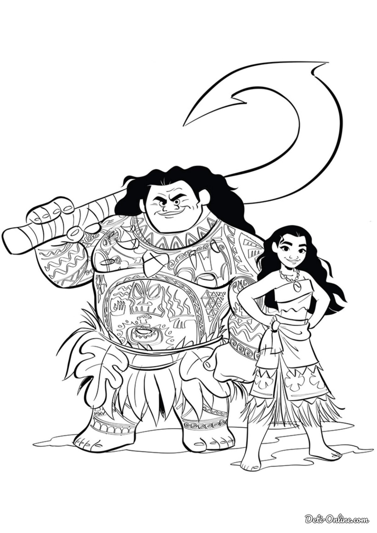 Маона и мауиразукраска