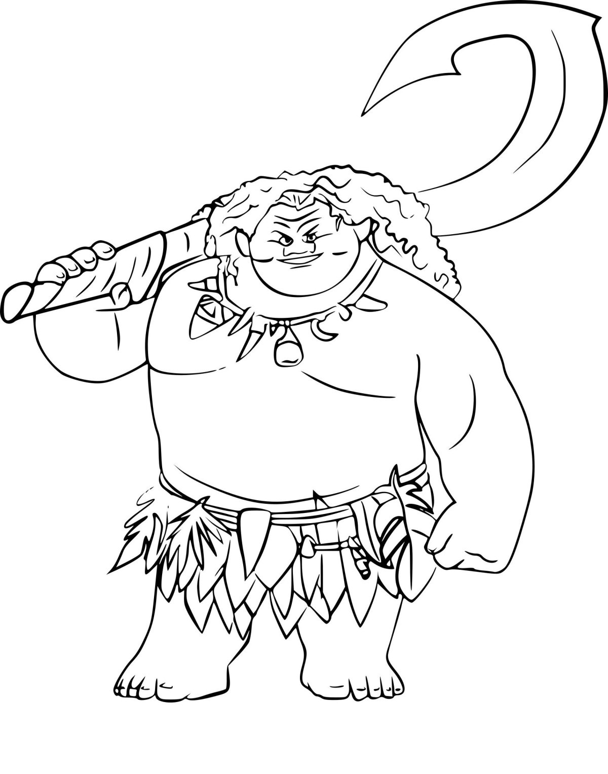 Раскраски Дисней Моана