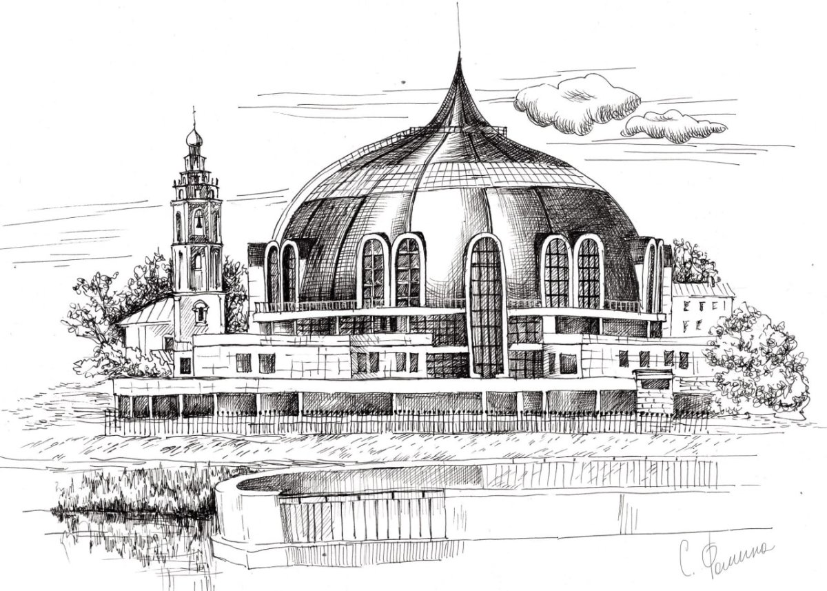 Тульский музей оружия вектор