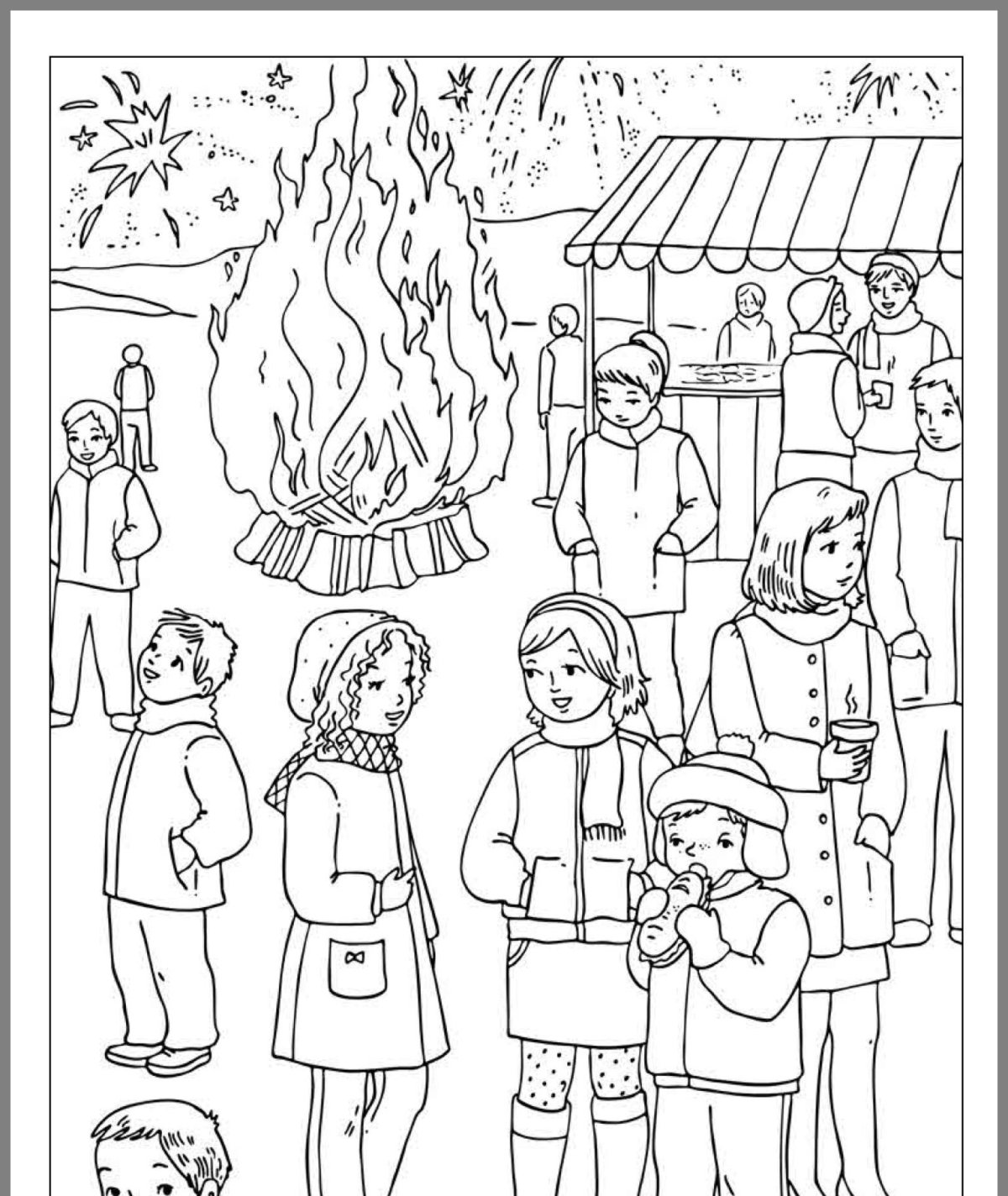 Рисунок на тему колядки