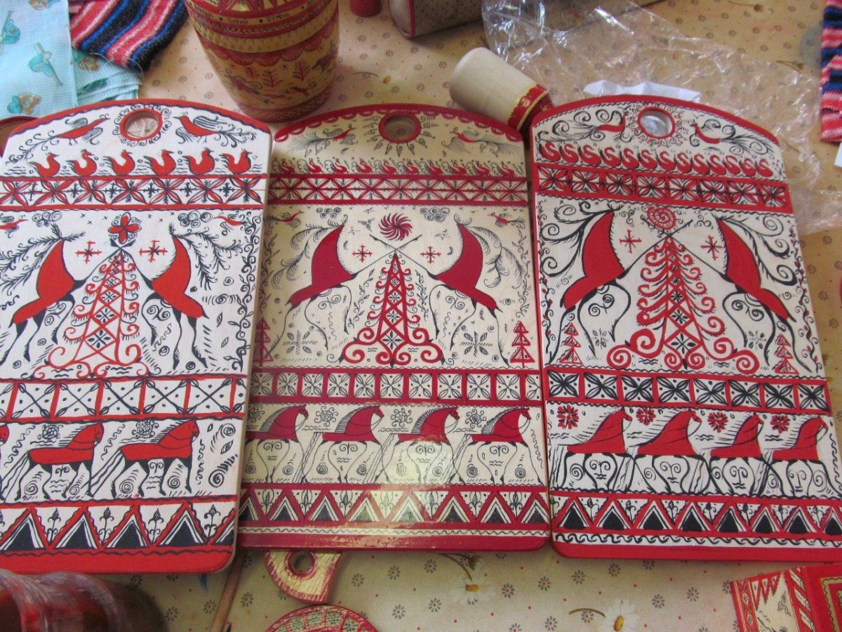 Иван Фатьянов Мезенская роспись