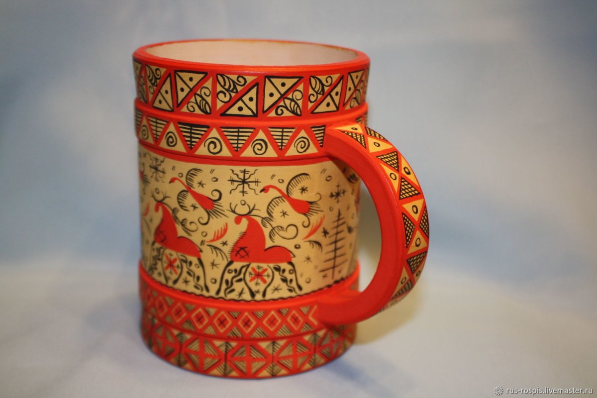 Мезенская Архангельская роспись