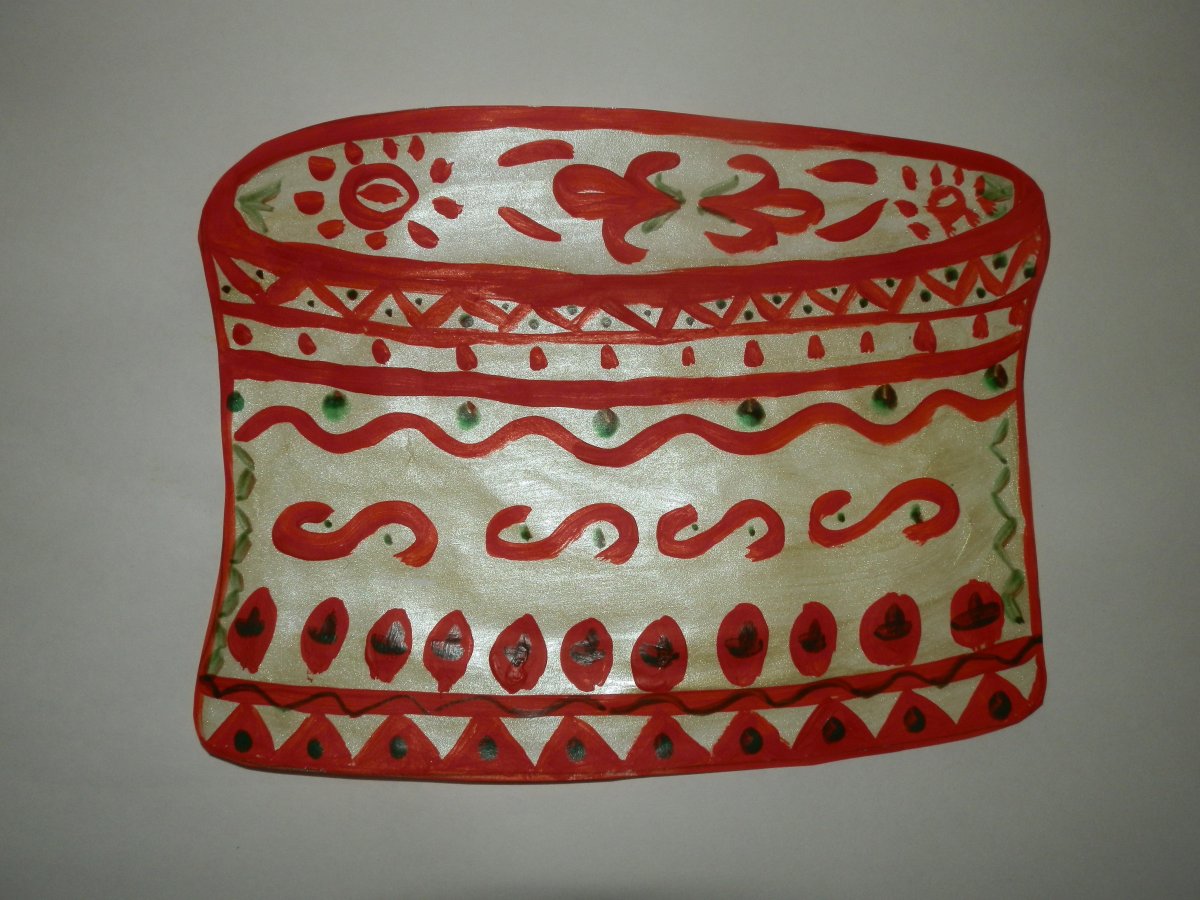 Мезенская роспись Кружка