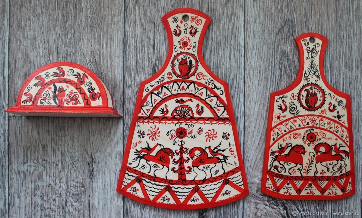 Мезенская роспись