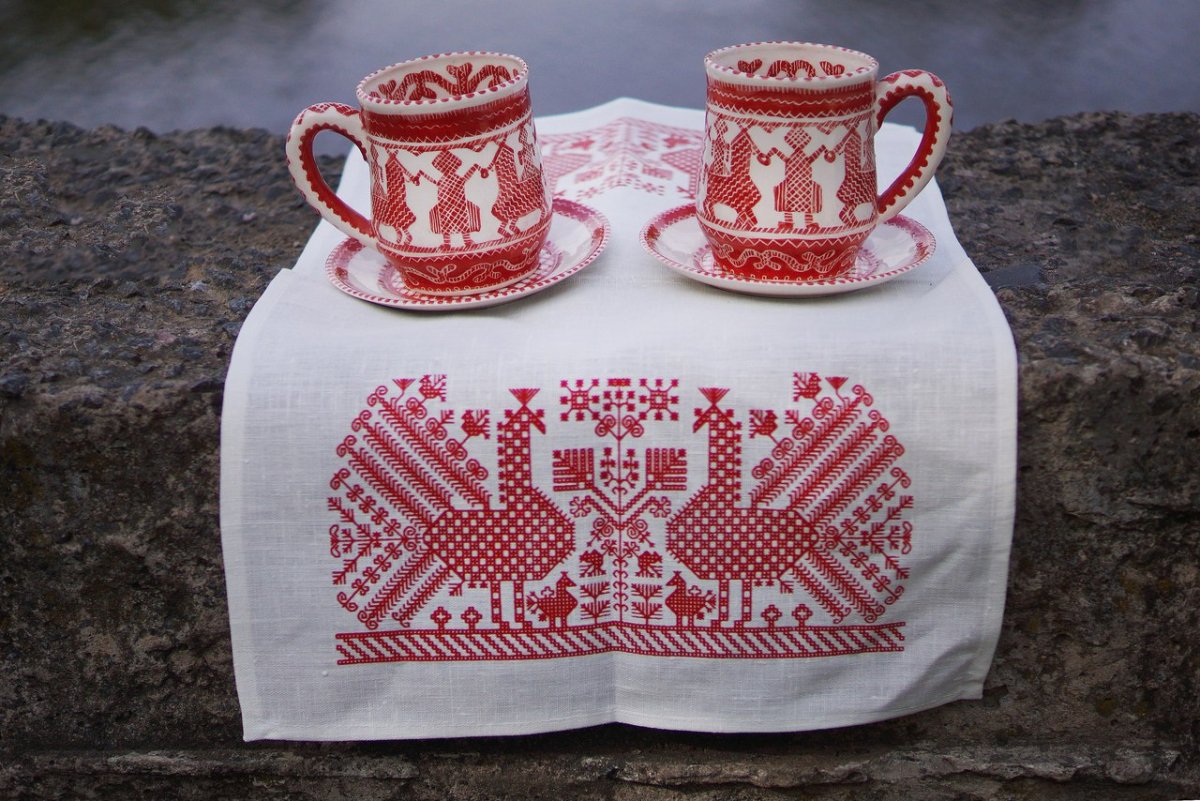 Городецкая роспись Туесок