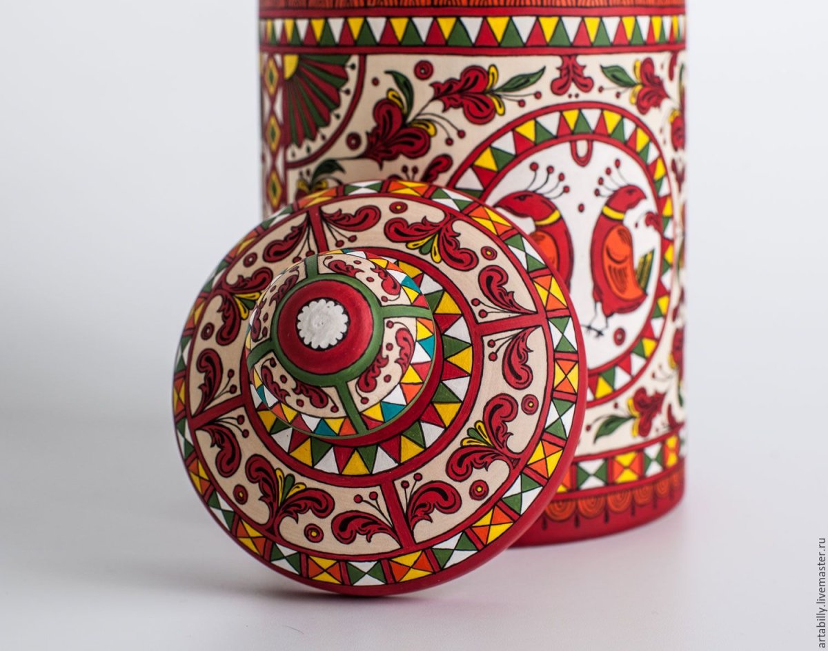 Берестяные бураки Урало Сибирская роспись